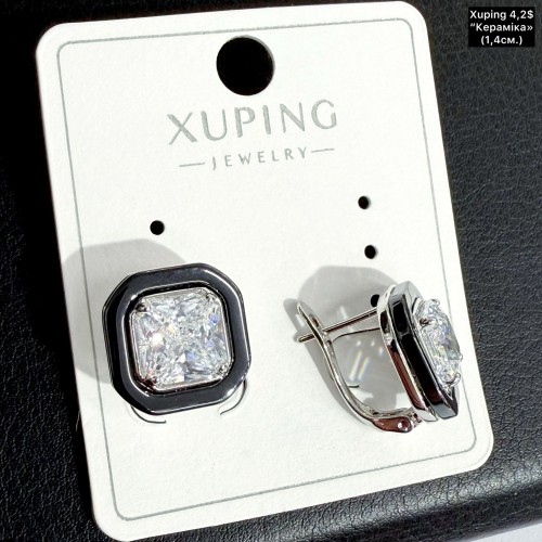 Сережки Xuping 11279 «кераміка» (1.4.см)